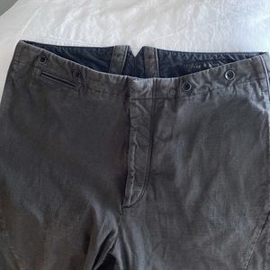 rag & bone grey chino